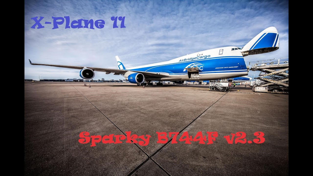 Взлет из Новосибирска (UNNT) Sparky 744F v2.3 // 