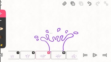 Drop and Fireworks Flipaclip Animation.