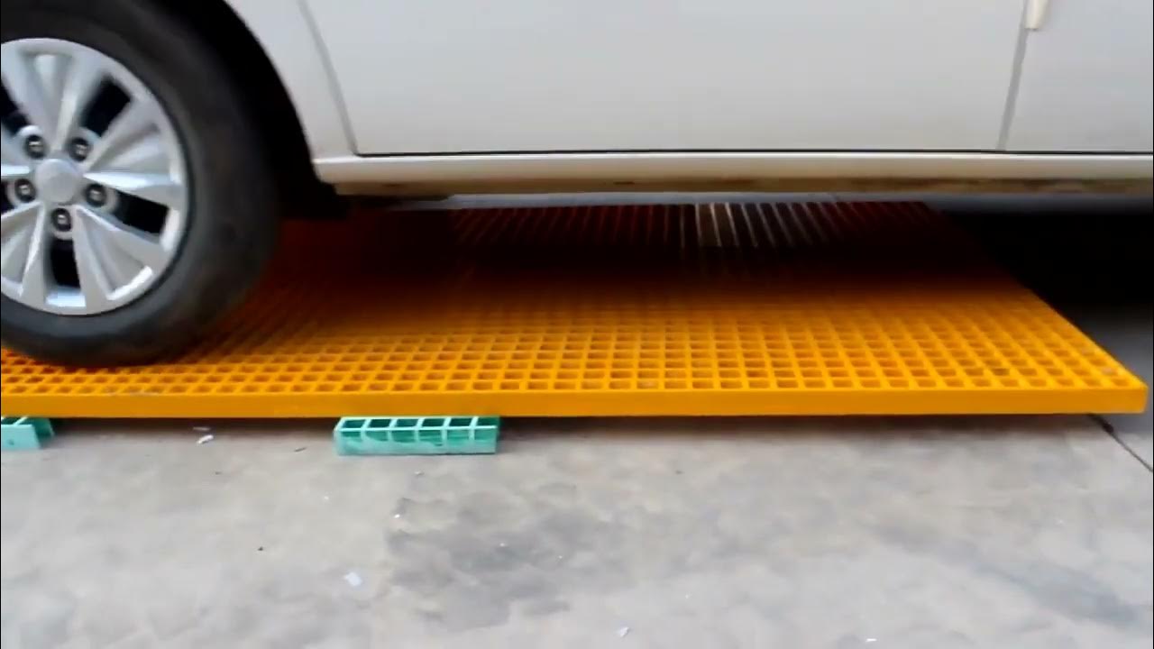 frp grating loading capacity test YouTube