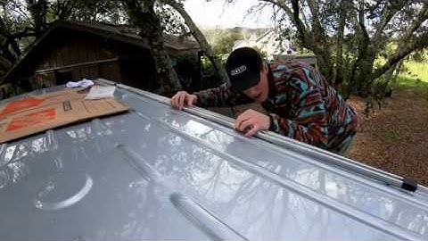 How To Install OEM Roof Rails Onto A Mercedes Sprinter Van