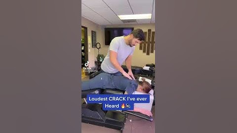 Loudest Crack He's EVER Heard! #shorts