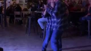 Elderly Couple Loses Balance While Dancing and Abruptly Falls on Floor - 1098645