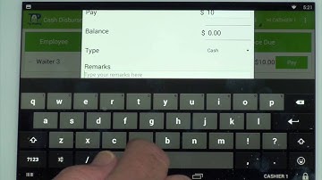 Tip Pooling App for Clover - Cashing Out An Employee