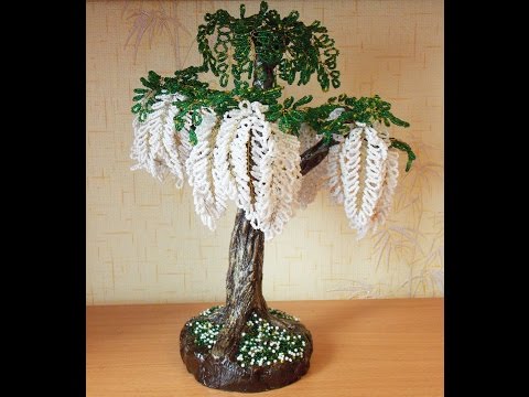 Глициния из бисера МК. Wisteria beaded MK