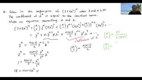 Binomial Expansion(comparing terms)