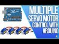 Multiple Servo Control with Arduino Uno R3