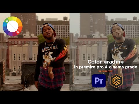 Color grading in