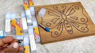 Beautiful wood carving butterfly || how to use router machine bits.