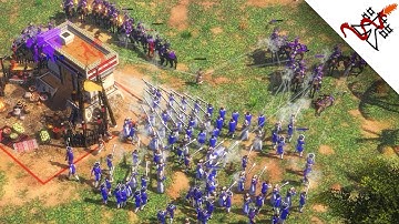 Age of Empires 3 - 2v2 THE RIVER CROSSING | Multiplayer Gameplay