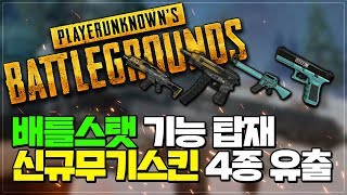 배그 배틀스탯 신규무기스킨 4종 유출 screenshot 2