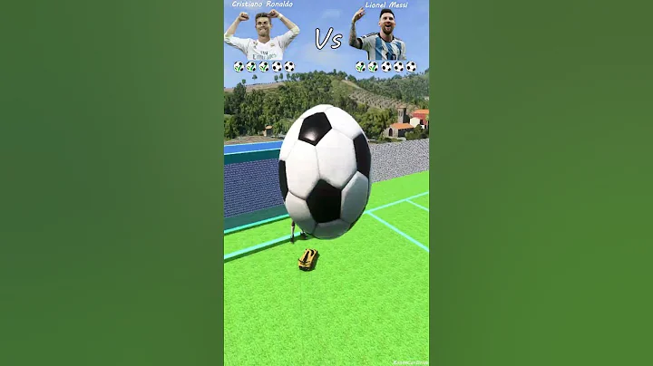 Cristiano Ronaldo vs Lionel Messi.Free kick⚽🏆⚽Who were you rooting for?#shorts #beamng #football