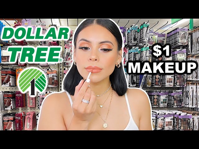 FULL FACE OF DOLLAR TREE MAKEUP 🤩 $1.25 Makeup Deals 