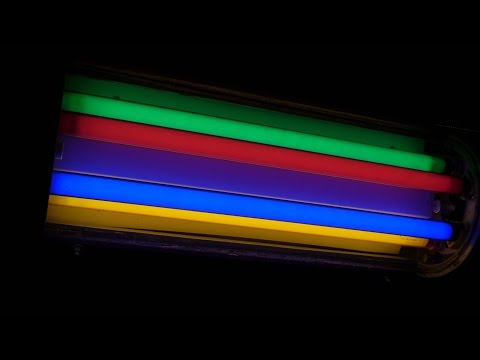 Kolorowe rury barwne - Colored fluorescent tubes