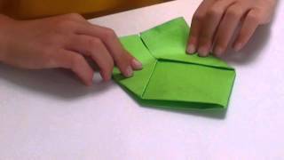 St Patrick's Day Pot of Gold made by Origami