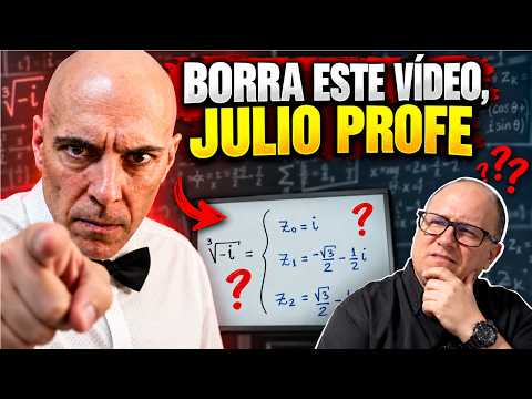 Cube roots of the number -i. I comment on a video by @julioprofe