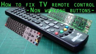 How to repair tv remote control [non working buttons] diy 10 min fix screenshot 1