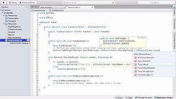 09#2 Events in Xamarin iOS
