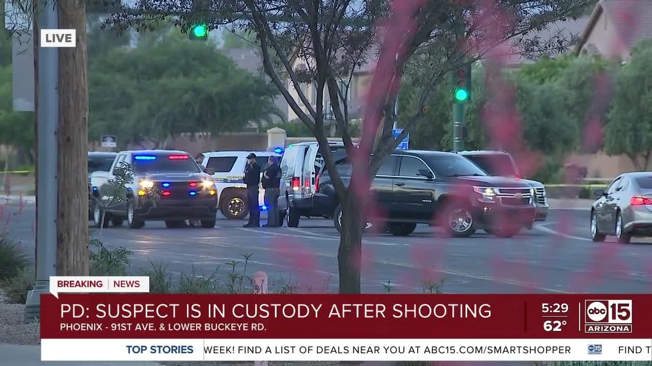 Suspect in custody after shooting involving police in west Phoenix ...