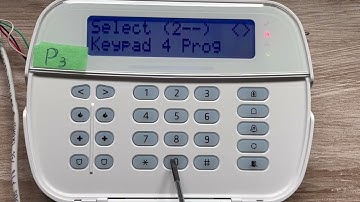 DSC NEO assign the keypad #4 to the 3d partition