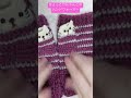 親指部分はねこの顔にしてみました🐱#かぎ針編み #ハンドウォーマー