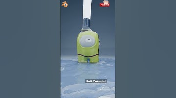 Blender Liquid Simulation with Among-us Effector!