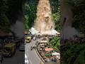 Unbelievable! Calm Waterfall Turns Into Massive Flood 💥🌊 #shorts #viral #funny #waterfall