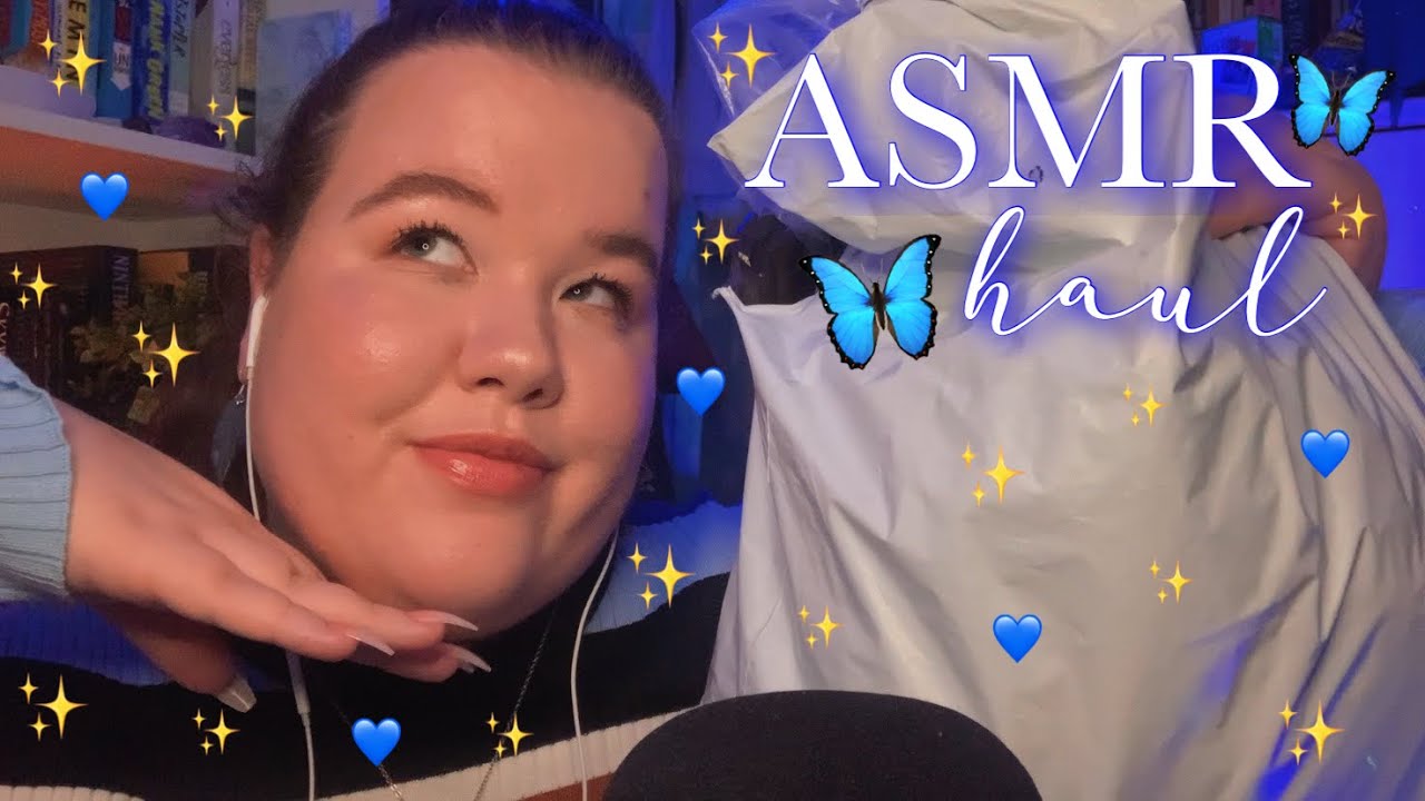 ASMR-видео с покупками в Shein 🦋✨ (Примерка одежды, накладные ногти и т.д.)