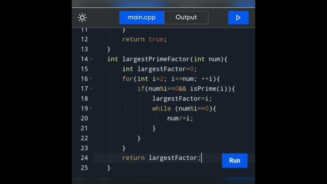 how-to-write-a-c-program-to-find-the-largest-prime-factor-of-a-given