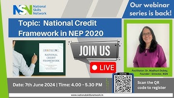 The role of National Credit Framework (NCrF) in NEP 2020