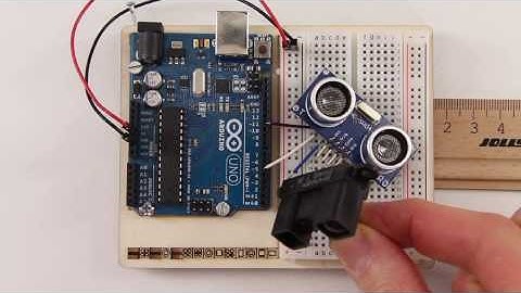 HC-SR04 Ultraschall Sensor - Entfernung messen mit Arduino