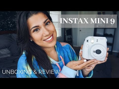 Fujifilm Instax Mini 9 Smokey White Unboxing and Review