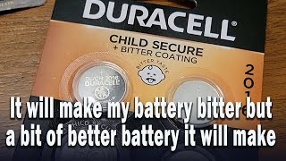 Duracell Child Secure Bitter Coat Coin Battery 2016 2025 2032