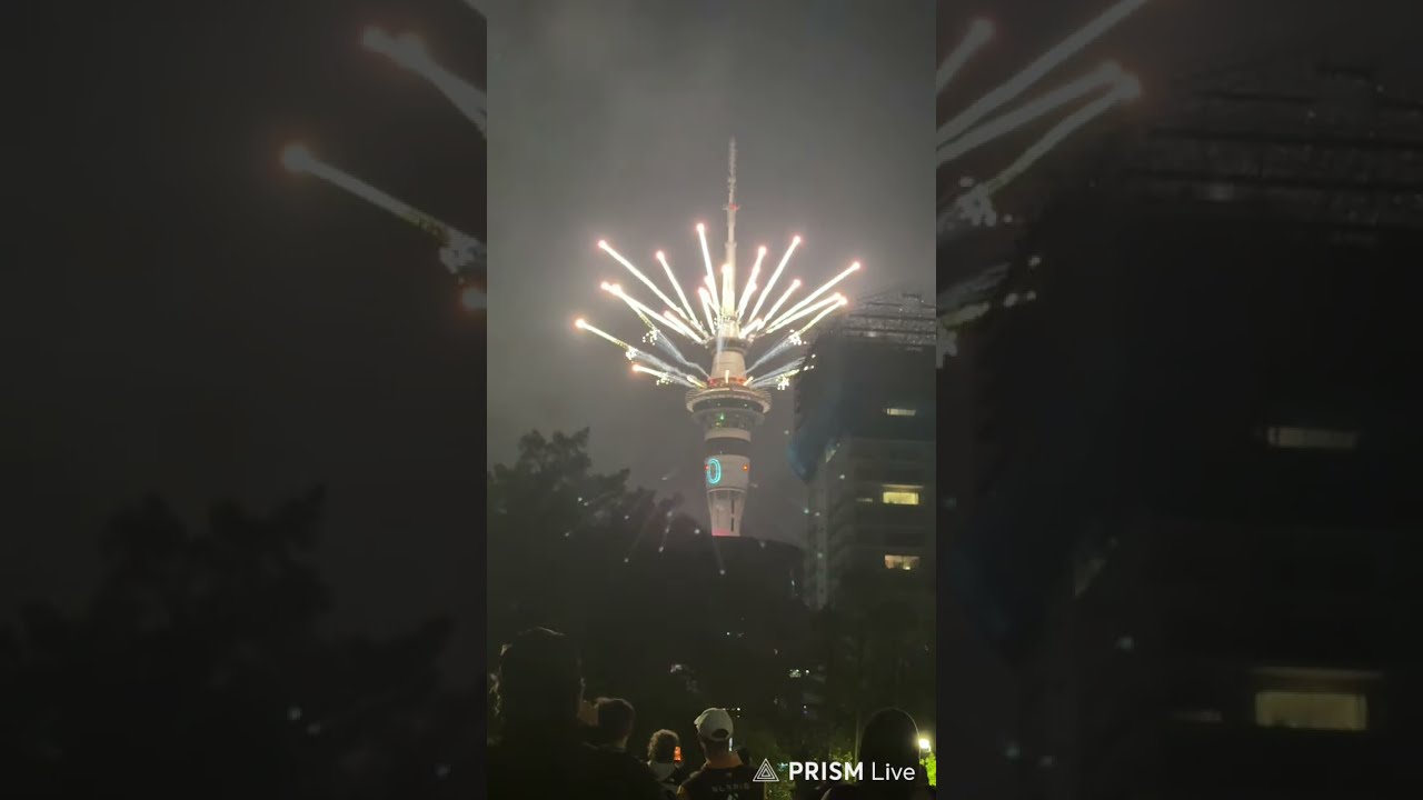 Auckland sky tower 2026 countdown live streaming