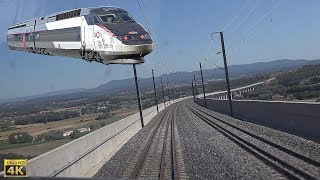 4K TGV Cabride Lyon Part-Dieu à Marseille Saint-Charles en TGV R