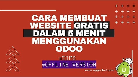 TIPS MEMBUAT WEBSITE DI LOCALHOST DALAM 5 MENIT DENGAN ODOO
