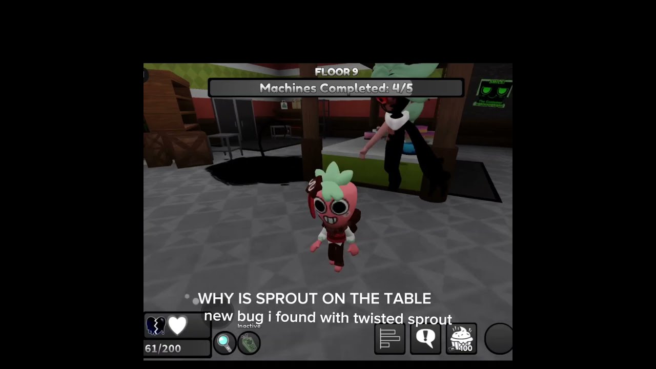 New Bug I Found In Dandys World Sprout Can Climb Tables Now 