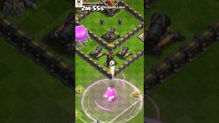 Attacking Strategy Giant Thrower in clash of clans!🔥👀 #coc #clashofclans #shorts #games #short