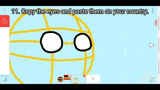 How to draw perfect eyes 🇺🇬 COUNTRYBALLS TUTORIAL