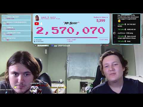 Saying Mrbeast 3 Million times | Live 24/7 | Day 69