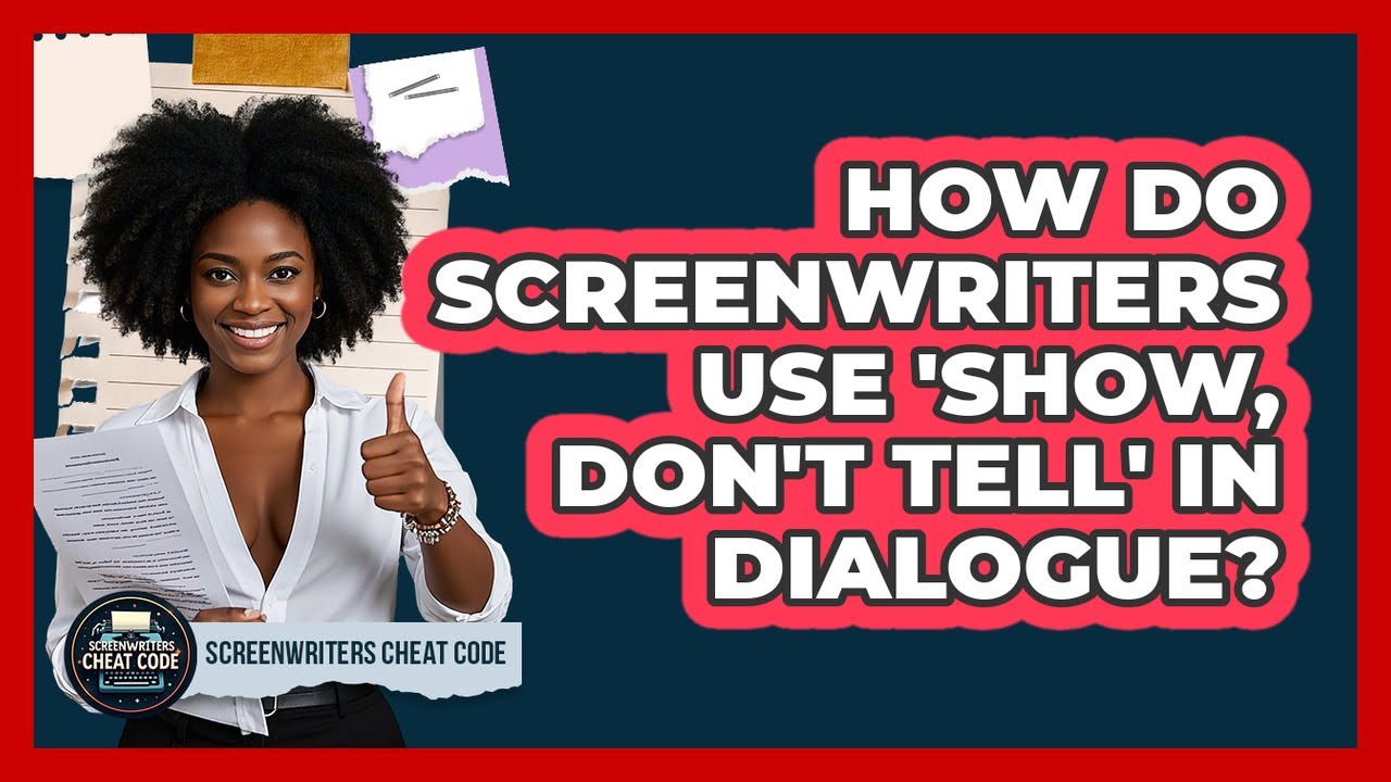 How Do Screenwriters Use 'show, Don't Tell' In Dialogue? - Screenwriter's Cheat Code