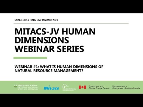 Webinar #1: What is Human Dimensions of natural resource management ...