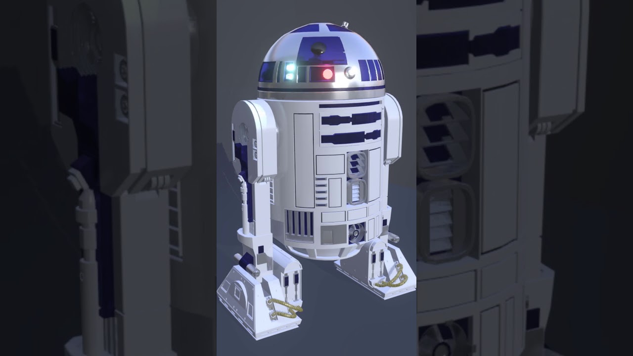 R2-D2 Animation Test (No Sound)