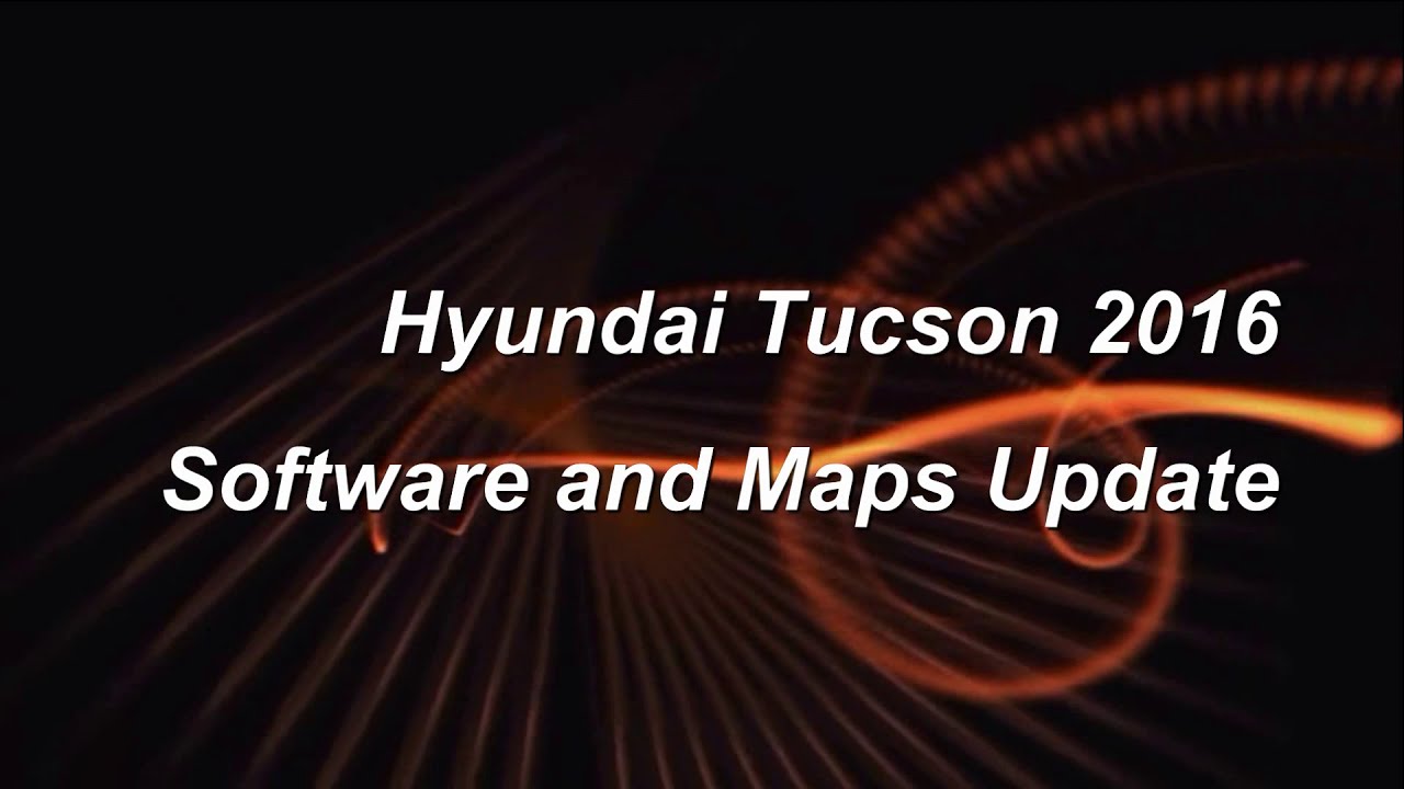 Hyundai Tucson 1.6 Software and Maps Update YouTube