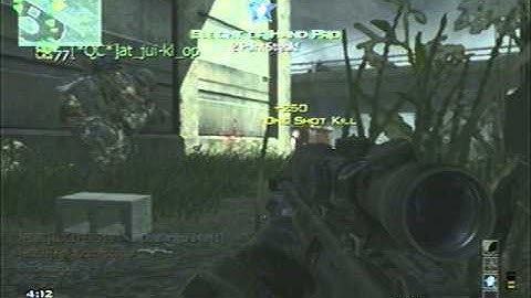 MW3 Quickscoping Gameplay