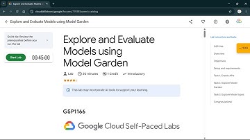 Explore and Evaluate Models using Model Garden | #qwiklabs  | #GSP1166 #CLI