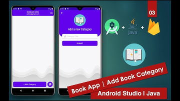 Book App Firebase | 03 Add Book Category | Android Studio | Java