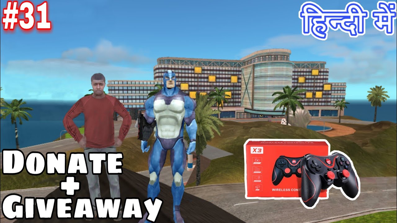 Donate and Giveaway in Rope Hero Vice Town Casino Tipson Dada Game  Definition play #31 Secret places