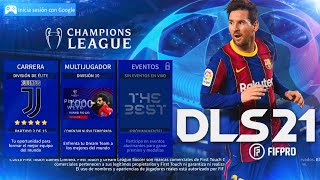 Mod Dream League Soccer 2021/DLS 21 UEFA Champions League Con Detalles Únicos & Nuevos Controles