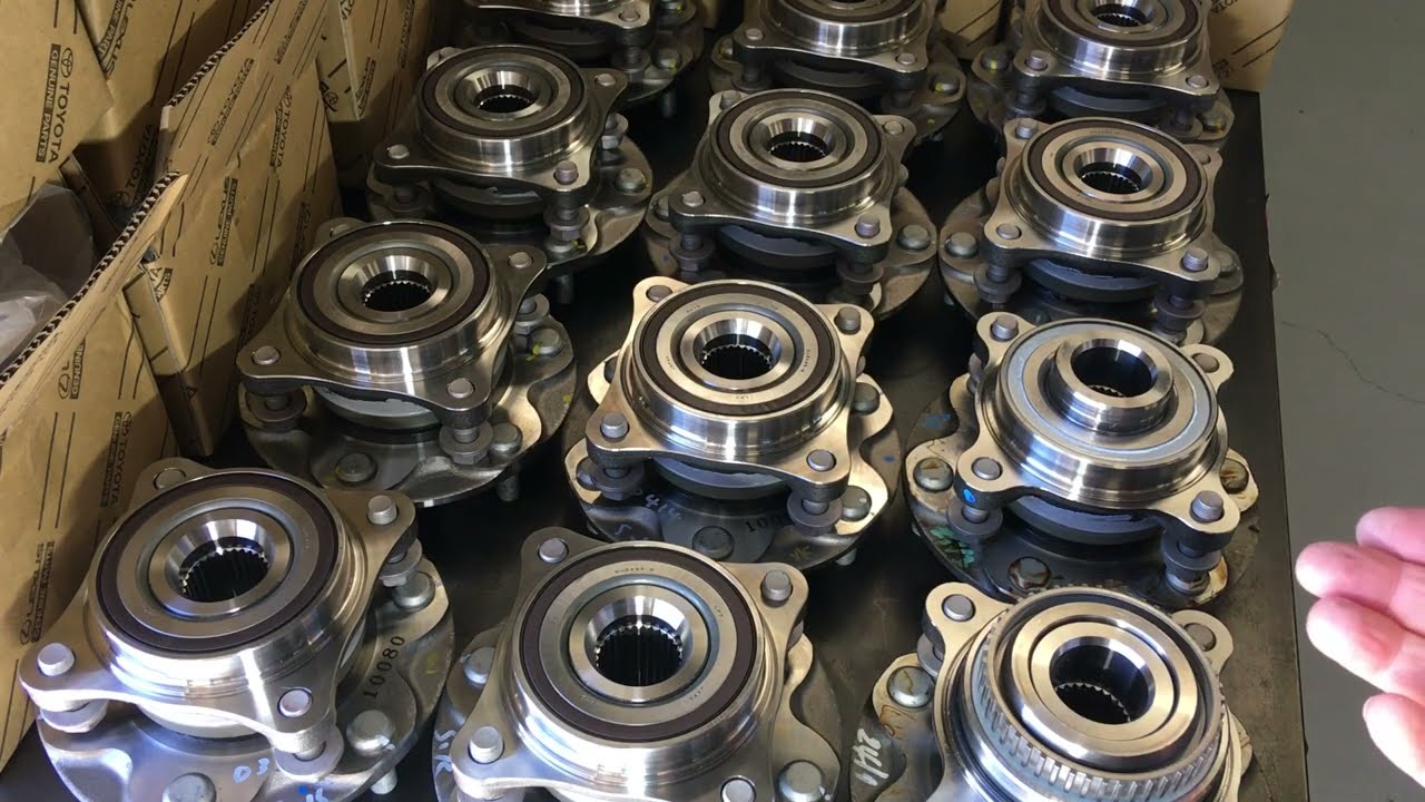 TOYOTA PRADO and HILUX Front HUB BEARING Assembly - YouTube