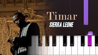 SIERRA LEONE - Timar (Piano Tutorial)